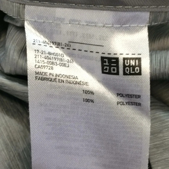 Uniqlo Men’s Light Zip-Up Thin  Summer Jacket W/ Pockets L - Picture 4 of 7